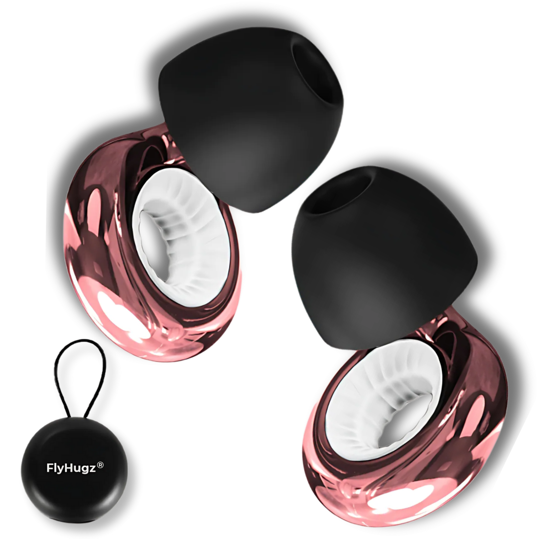 FlyHugz® Noise Reducing Travel Earplugs 2.0